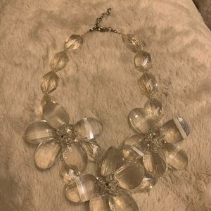 Clear Nordstrom Costume Necklace
